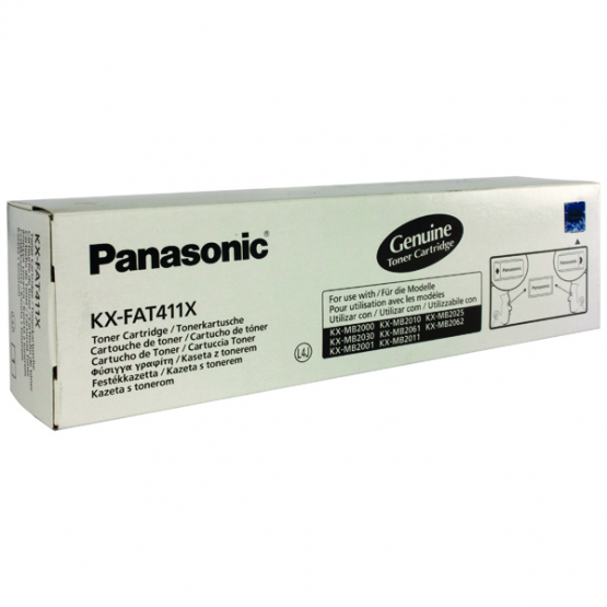 Panasonic KX-FAT411X Black Original Toner Cartridge (KX-FAT411X) 